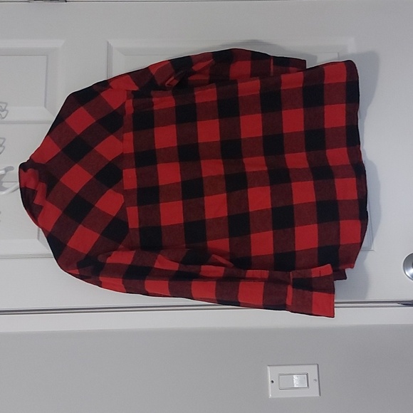 Lucky Brand red/black plaid button down shirt - Picture 3 of 6
